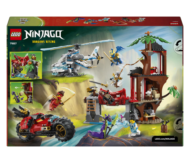 LEGO NINJAGO 71857 Bitwa ninja: domek na drzewie z pojazdami - 1473540 - zdjęcie 9